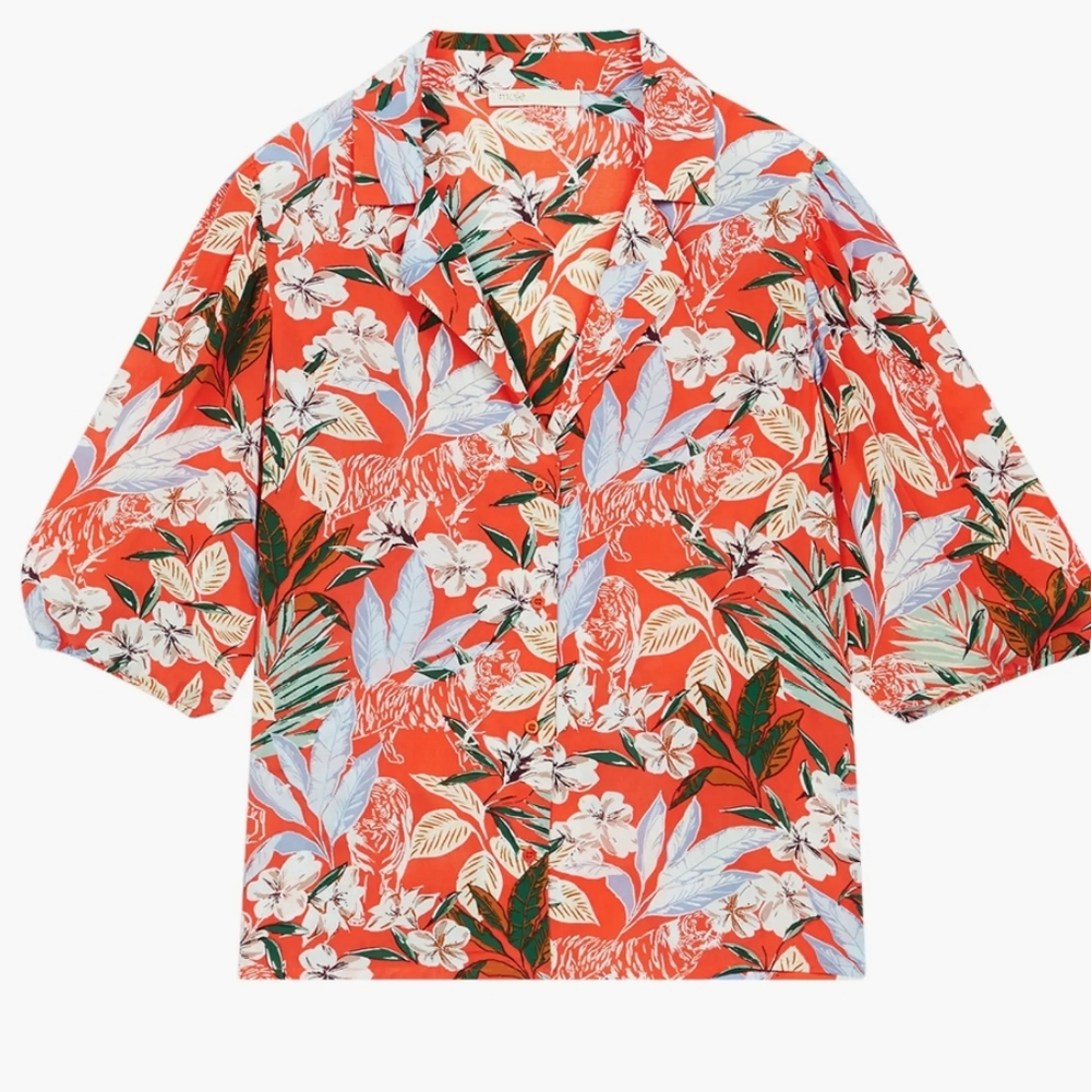 Maje Floral Blouse View 4